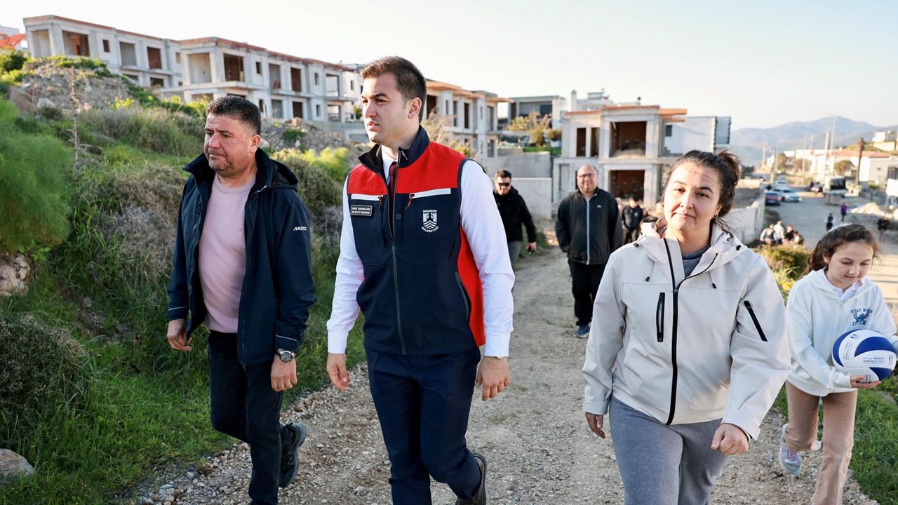 Bodrum’da altyapı yatırımları yerinde incelendi