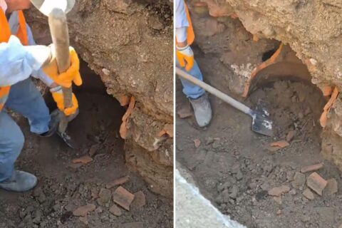Görüntü Türkiye’den! Belediye işçisi “Define buldum” diye sevindi ama…